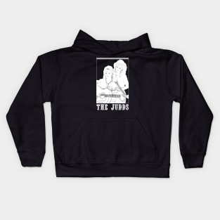 The Judds // 80s// White retro Kids Hoodie